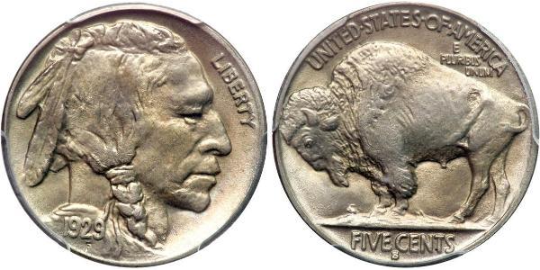 1 Nickel США (1776 - ) Медь 