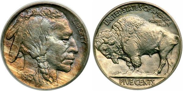 1 Nickel США (1776 - ) Медь 