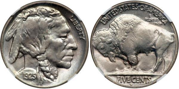 1 Nickel США (1776 - ) Медь 