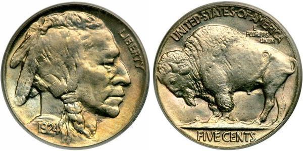 1 Nickel США (1776 - ) Медь 