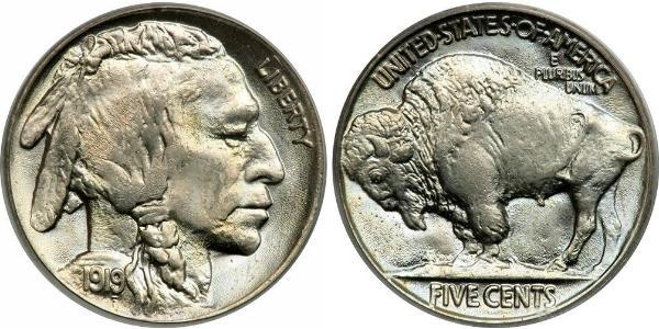 1 Nickel США (1776 - ) Медь 
