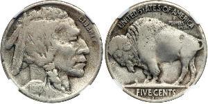 1 Nickel США (1776 - ) Мідь 