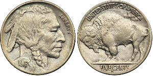 1 Nickel США (1776 - ) Мідь 