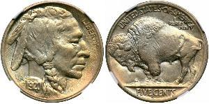 1 Nickel США (1776 - ) Мідь 