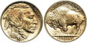 1 Nickel США (1776 - ) Мідь 