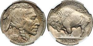 1 Nickel США (1776 - ) Мідь 