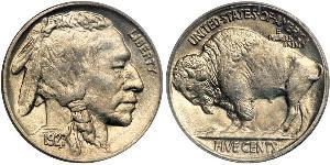 1 Nickel США (1776 - ) Мідь 