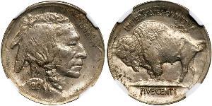 1 Nickel США (1776 - ) Мідь 