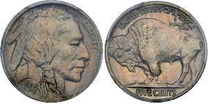 1 Nickel США (1776 - ) Мідь 