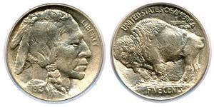 1 Nickel США (1776 - ) Мідь 