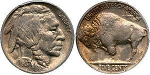 1 Nickel США (1776 - ) Мідь 