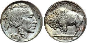1 Nickel США (1776 - ) Мідь 