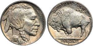 1 Nickel США (1776 - ) Мідь 