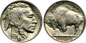 1 Nickel США (1776 - ) Мідь 