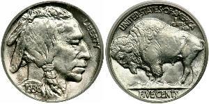 1 Nickel США (1776 - ) Мідь 