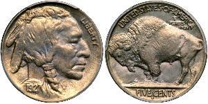 1 Nickel США (1776 - ) Мідь 
