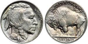 1 Nickel США (1776 - ) Мідь 