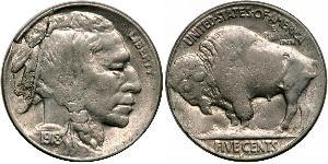 1 Nickel США (1776 - ) Мідь 