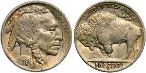 1 Nickel США (1776 - ) Мідь 