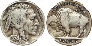 1 Nickel США (1776 - ) Мідь 
