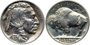 1 Nickel США (1776 - ) Мідь 