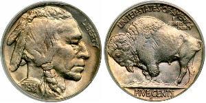 1 Nickel США (1776 - ) Мідь 