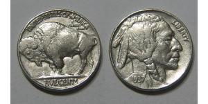 1 Nickel США (1776 - ) Мідь 