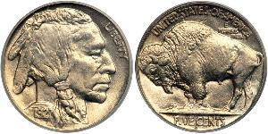 1 Nickel США (1776 - ) Мідь 