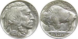 1 Nickel США (1776 - ) Мідь 