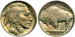 1 Nickel США (1776 - ) Мідь 