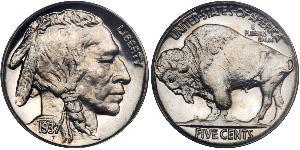 1 Nickel США (1776 - ) Мідь 