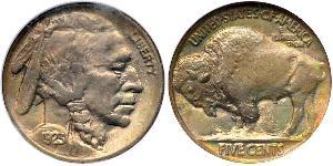 1 Nickel США (1776 - ) Мідь 