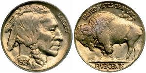 1 Nickel США (1776 - ) Мідь 