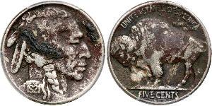 1 Nickel США (1776 - ) Мідь 