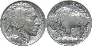1 Nickel США (1776 - ) Мідь 