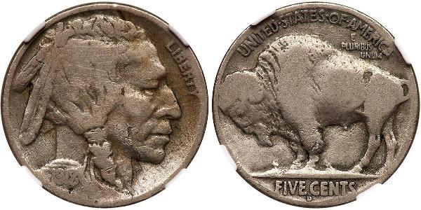 1 Nickel США (1776 - ) Мідь 