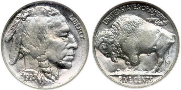1 Nickel США (1776 - ) Мідь 