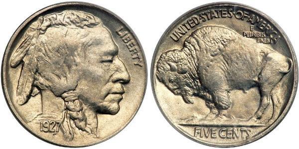 1 Nickel США (1776 - ) Мідь 