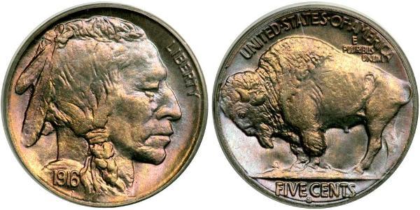 1 Nickel США (1776 - ) Мідь 