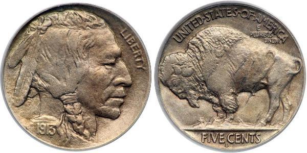 1 Nickel США (1776 - ) Мідь 