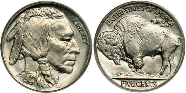 1 Nickel США (1776 - ) Мідь 
