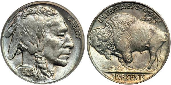 1 Nickel США (1776 - ) Мідь 