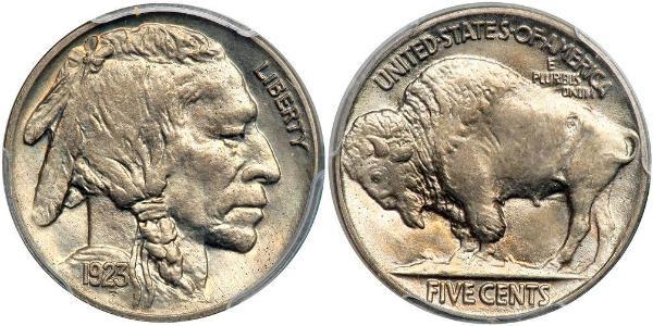 1 Nickel США (1776 - ) Мідь 