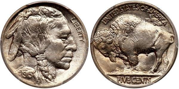 1 Nickel США (1776 - ) Мідь 