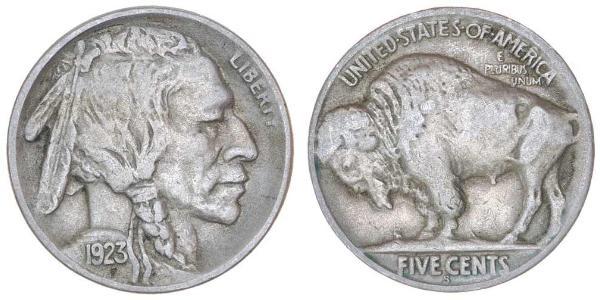 1 Nickel США (1776 - ) Мідь 