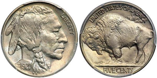 1 Nickel США (1776 - ) Мідь 