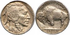 1 Nickel 美利堅合眾國 (1776 - ) 銅 