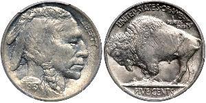 1 Nickel 美利堅合眾國 (1776 - ) 銅 