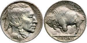 1 Nickel 美利堅合眾國 (1776 - ) 銅 