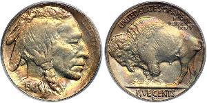 1 Nickel 美利堅合眾國 (1776 - ) 銅 